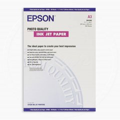 Фотобумага EPSON A3 Photo Quality Ink Jet Paper, матовая 100л. C13S041069