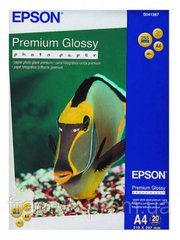 Фотопапір EPSON A4 Premium Glossy Photo Paper, 20л. C13S041287